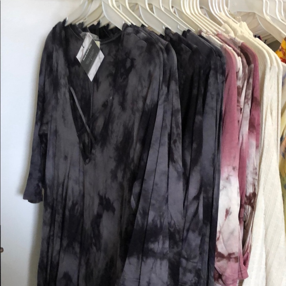 Black tie dye dress - Picture 5 of 8